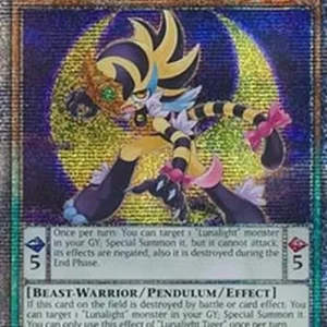 Yu-Gi-Oh! RA04 Lunalight Tiger (V.5 - Quarter Century Secret Rare)