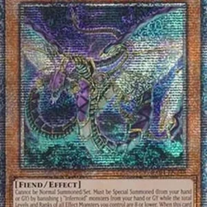 Yu-Gi-Oh! RA04 Infernoid Devyaty (V.2 - Quarter Century Secret Rare)