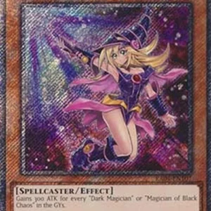 Yu-Gi-Oh! RA04 Dark Magician Girl (V.1 - Platinum Secret Rare)
