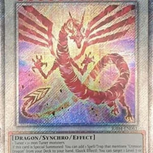 Yu-Gi-Oh! RA04 Crimson Dragon (V.4 - Platinum Secret Rare)