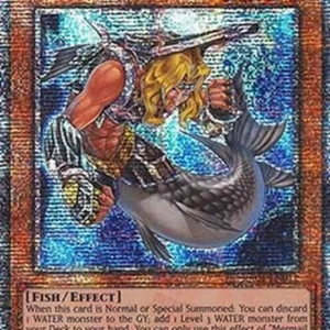 Yu-Gi-Oh! RA04 Mermail Abysspike (V.5 - Quarter Century Secret Rare)