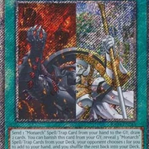 Yu-Gi-Oh! RA04 Pantheism of the Monarchs (V.1 - Platinum Secret Rare)
