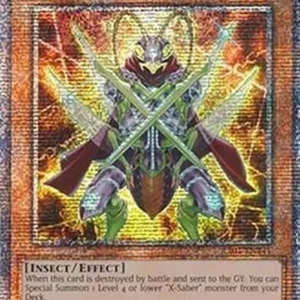 Yu-Gi-Oh! RA04 XX-Saber Emmersblade (V.2 - Quarter Century Secret Rare)