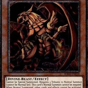 Yu-Gi-Oh! RA04 The Winged Dragon of Ra (V.1 - Platinum Secret Rare)