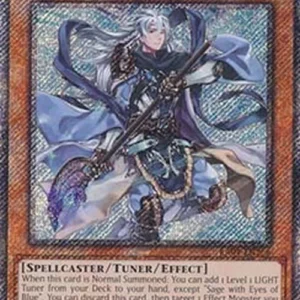 Yu-Gi-Oh! RA04 Sage with Eyes of Blue (V.1 - Platinum Secret Rare)