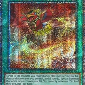 Yu-Gi-Oh! RA04 Circle of the Fire Kings (V.2 - Quarter Century Secret Rare)
