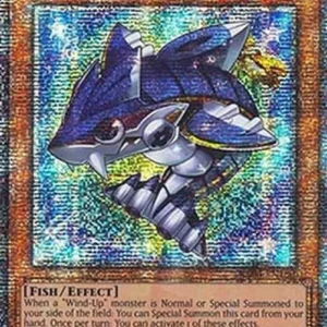 Yu-Gi-Oh! RA04 Wind-Up Shark (V.2 - Quarter Century Secret Rare)