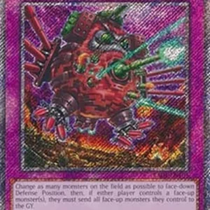 Yu-Gi-Oh! RA04 Destructive Daruma Karma Cannon (V.4 - Platinum Secret Rare)