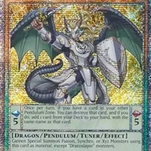Yu-Gi-Oh! RA04 Luster Pendulum, the Dracoslayer (V.2 - Quarter Century Secr