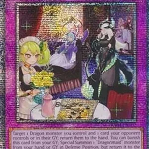 Yu-Gi-Oh! RA04 Dragonmaid Tidying (V.5 - Quarter Century Secret Rare)