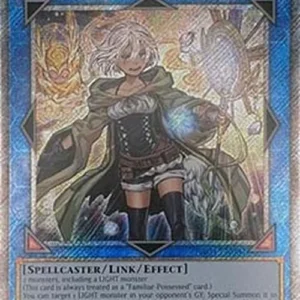 Yu-Gi-Oh! RA04 Lyna the Light Charmer, Lustrous (V.4 - Platinum Secret Rare