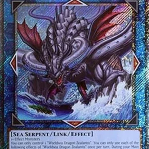 Yu-Gi-Oh! RA04 Worldsea Dragon Zealantis (V.4 - Platinum Secret Rare)