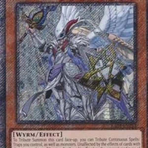 Yu-Gi-Oh! RA04 Master Peace, the True Dracoslaying King (V.1 - Platinum Sec