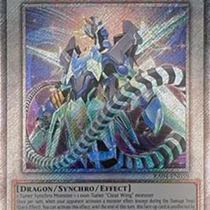Yu-Gi-Oh! RA04 Crystal Clear Wing Synchro Dragon (V.4 - Platinum Secret Rar