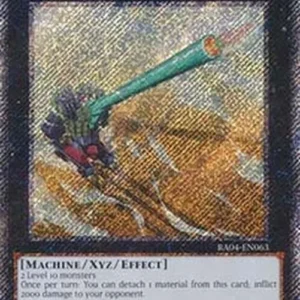 Yu-Gi-Oh! RA04 Superdreadnought Rail Cannon Gustav Max (V.4 - Platinum Secr