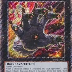 Yu-Gi-Oh! RA04 Number 106: Giant Hand (V.4 - Platinum Secret Rare)