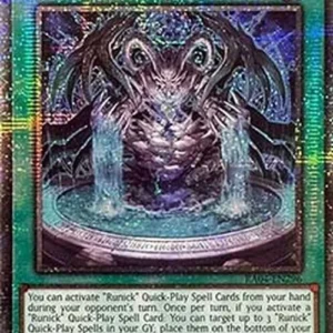 Yu-Gi-Oh! RA04 Runick Fountain (V.2 - Quarter Century Secret Rare)
