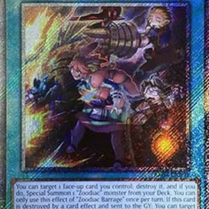 Yu-Gi-Oh! RA04 Zoodiac Barrage (V.4 - Platinum Secret Rare)