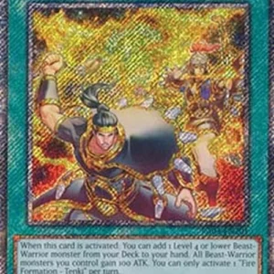 Yu-Gi-Oh! RA04 Fire Formation - Tenki (V.1 - Platinum Secret Rare)
