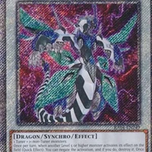 Yu-Gi-Oh! RA04 Clear Wing Synchro Dragon (V.1 - Platinum Secret Rare)