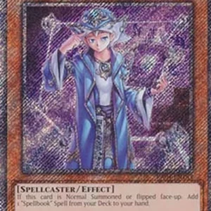 Yu-Gi-Oh! RA04 Spellbook Magician of Prophecy (V.1 - Platinum Secret Rare)