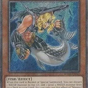 Yu-Gi-Oh! RA04 Mermail Abysspike (V.4 - Platinum Secret Rare)