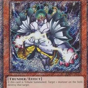 Yu-Gi-Oh! RA04 Zaborg the Thunder Monarch (V.1 - Platinum Secret Rare)