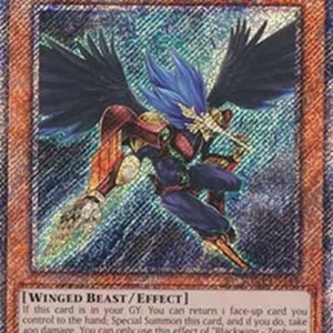 Yu-Gi-Oh! RA04 Blackwing - Zephyros the Elite (V.1 - Platinum Secret Rare)