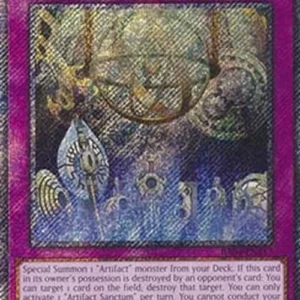 Yu-Gi-Oh! RA04 Artifact Sanctum (V.1 - Platinum Secret Rare)