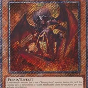 Yu-Gi-Oh! RA04 Scarm, Malebranche of the Burning Abyss (V.1 - Platinum Secr