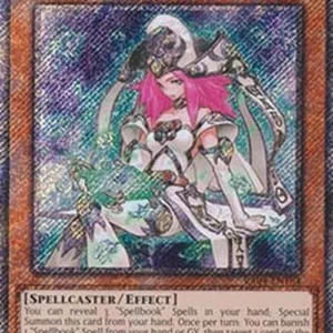 Yu-Gi-Oh! RA04 High Priestess of Prophecy (V.1 - Platinum Secret Rare)