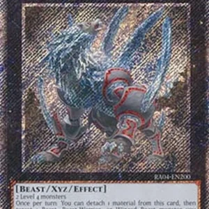 Yu-Gi-Oh! RA04 Diamond Dire Wolf (V.1 - Platinum Secret Rare)