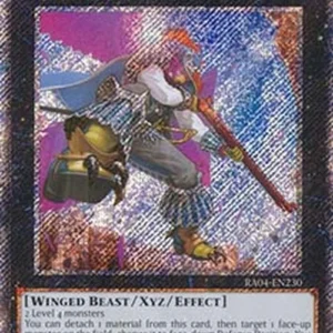 Yu-Gi-Oh! RA04 Castel, the Skyblaster Musketeer (V.1 - Platinum Secret Rare