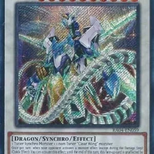 Yu-Gi-Oh! RA04 Crystal Clear Wing Synchro Dragon (V.3 - Secret Rare)