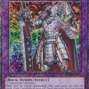 Yu-Gi-Oh! RA04 Gem-Knight Master Diamond (V.1 - Platinum Secret Rare)
