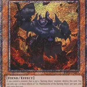 Yu-Gi-Oh! RA04 Cir, Malebranche of the Burning Abyss (V.1 - Platinum Secret