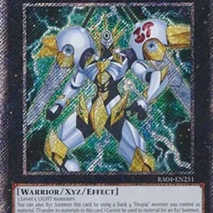 Yu-Gi-Oh! RA04 Number S39: Utopia the Lightning (V.1 - Platinum Secret Rare