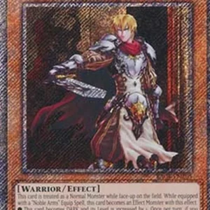 Yu-Gi-Oh! RA04 Noble Knight Medraut (V.1 - Platinum Secret Rare)