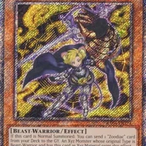 Yu-Gi-Oh! RA04 Zoodiac Ratpier (V.1 - Platinum Secret Rare)