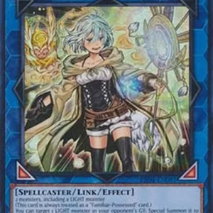 Yu-Gi-Oh! RA04 Lyna the Light Charmer, Lustrous (V.1 - Super Rare)