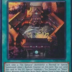 Yu-Gi-Oh! RA04 Shien's Dojo (V.1 - Super Rare)