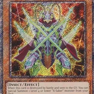 Yu-Gi-Oh! RA04 XX-Saber Emmersblade (V.1 - Platinum Secret Rare)