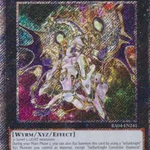 Yu-Gi-Oh! RA04 Stellarknight Constellar Diamond (V.1 - Platinum Secret Rare