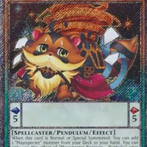 Yu-Gi-Oh! RA04 Majespecter Raccoon - Bunbuku (V.1 - Platinum Secret Rare)