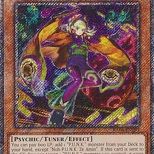 Yu-Gi-Oh! RA04 Noh-P.U.N.K. Ze Amin (V.1 - Platinum Secret Rare)