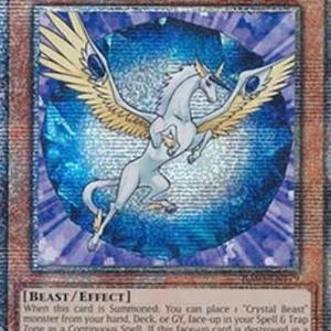 Yu-Gi-Oh! RA03 Crystal Beast Sapphire Pegasus (V.2 - Quarter Century Secret