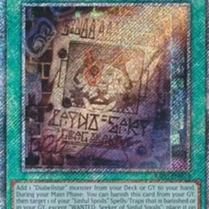 Yu-Gi-Oh! RA03 WANTED: Seeker of Sinful Spoils (V.4 - Platinum Secret Rare)