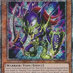 Yu-Gi-Oh! RA03 Toon Black Luster Soldier (V.1 - Platinum Secret Rare)