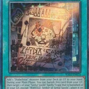 Yu-Gi-Oh! RA03 WANTED: Seeker of Sinful Spoils (V.6 - Ultimate Rare)
