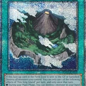 Yu-Gi-Oh! RA03 Fire King Island (V.5 - Quarter Century Secret Rare)